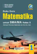 Buku Guru Matematika 1: Untuk SMA/MA Kelas X
