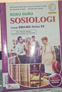 Image of Buku Guru Sosiologi untuk SMA/MA Kelas XII
