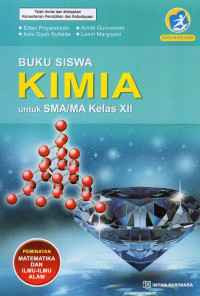 Image of Buku Siswa Kimia untuk SMA/MA Kelas XII