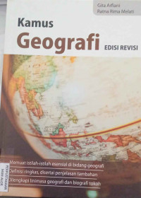 Image of Kamus Gegrafi Edisi Revisi