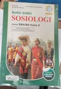 Image of Buku guru sosiologi untuk SMA/MA Kelas X