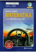 Buku Guru Matematika untuk SMA/MA Kelas XII